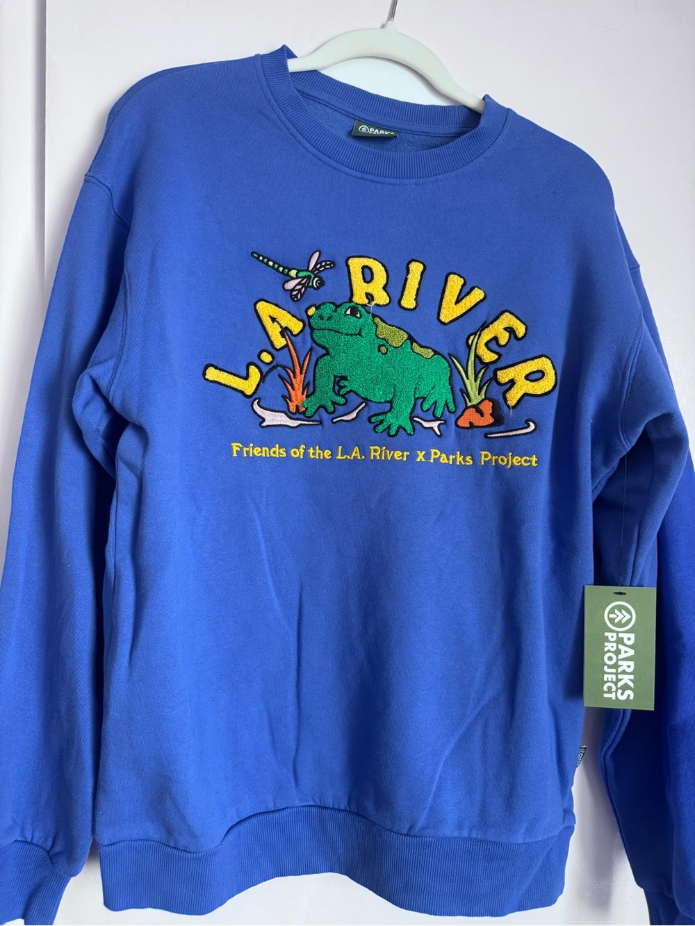 Parks Project Friends of the LA River Embroidered Crewneck Sweatshirt- Unisex